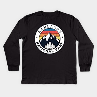 Badlands National park Kids Long Sleeve T-Shirt